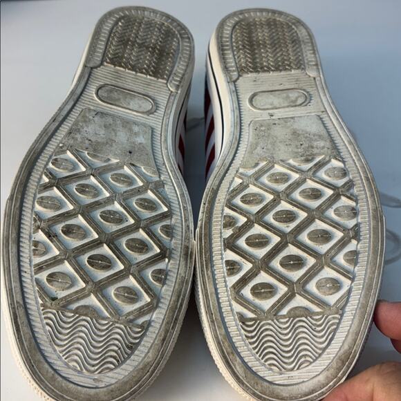 Make America Great Again Unisex Red/White Striped Sneakers  39UK US W/8.5 M/7 - Picture 7 of 9